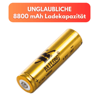 18650 Akku Ladegerät mit 4x 8800 mAH 4.2V Lithium - Ionen Markenakkus (ebay) - Waagemann