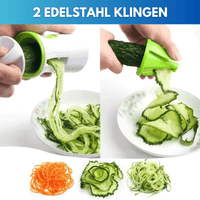 2 IN 1 Spiralschneider + GRATIS 2in1 Küchenschere! - Waagemann