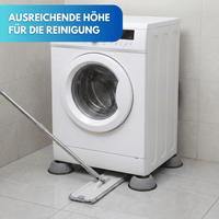 4x Schwingungsdämpfer Waschmaschine Vibrationsdämpfer Trockner - Waagemann