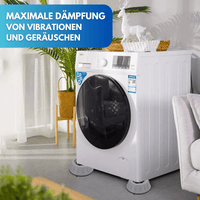 4x Schwingungsdämpfer Waschmaschine Vibrationsdämpfer Trockner - Waagemann