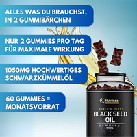 Schwarzkümmelöl Gummibärchen 60Stk