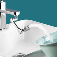 Anti - Spritz 1080° Wasserhahn Düse Siebaufsatz Strahlregler - Waagemann