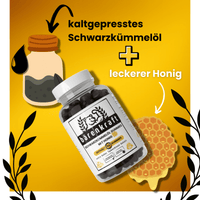 Bärenkraft Schwarzkümmelöl Gummibärchen 60Stk - Waagemann