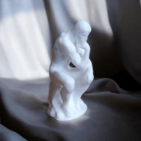 Der Denker von Rodin Bücherregal Deko Skulptur - Der denkende Mensch - Waagemann