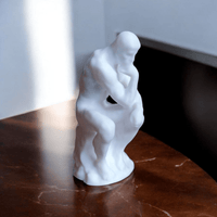 Der Denker von Rodin Bücherregal Deko Skulptur - Der denkende Mensch - Waagemann
