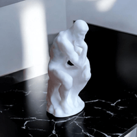 Der Denker von Rodin Bücherregal Deko Skulptur - Der denkende Mensch - Waagemann