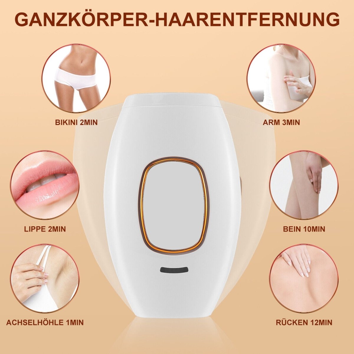 DermaLuxe™️ - IPL Laser Haarentfernungs Handgerät System - Waagemann