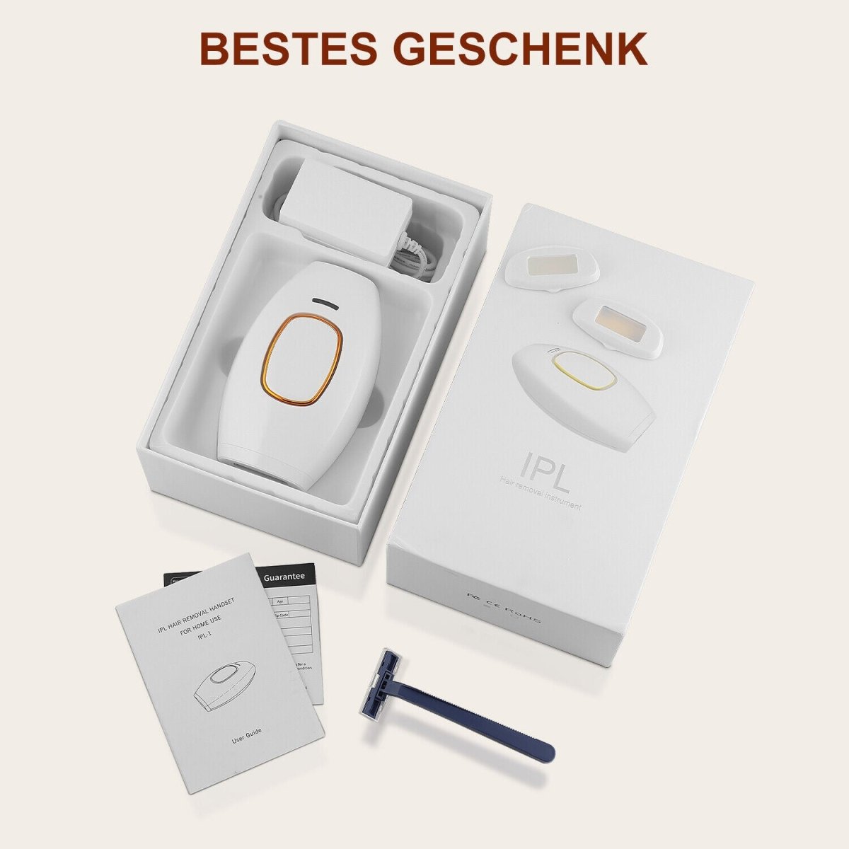 DermaLuxe™️ - IPL Laser Haarentfernungs Handgerät System - Waagemann
