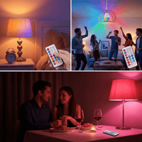E27 3W RGB LED Glühbirne mit Farbwechsel Kerzenlicht Lampe mit Fernbedienung - Waagemann