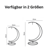 Glasständer Kugelhalter für Glaskugeln Kugelständer für Kugeln 8 - 20 cm Durchm - Waagemann