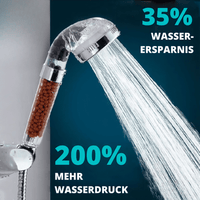 Herzberg - Öko - Filter Duschkopf mit Ionen - Filter - Waagemann