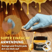 BEEWAX Original natürliches Bienenwachs Möbelpflege Politur Möbelwax Holzpflege