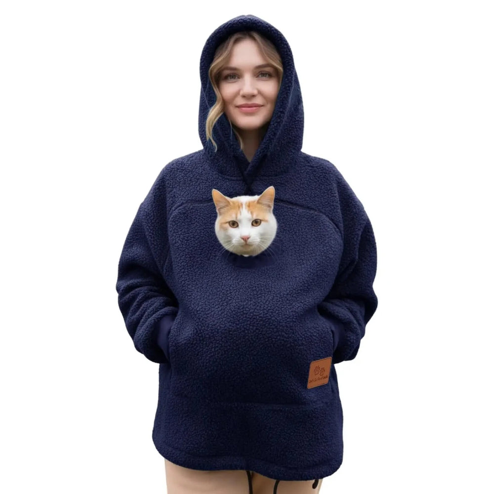 Hoodie mit Kuscheltasche für Katzen & kleine Hunde - Waagemann