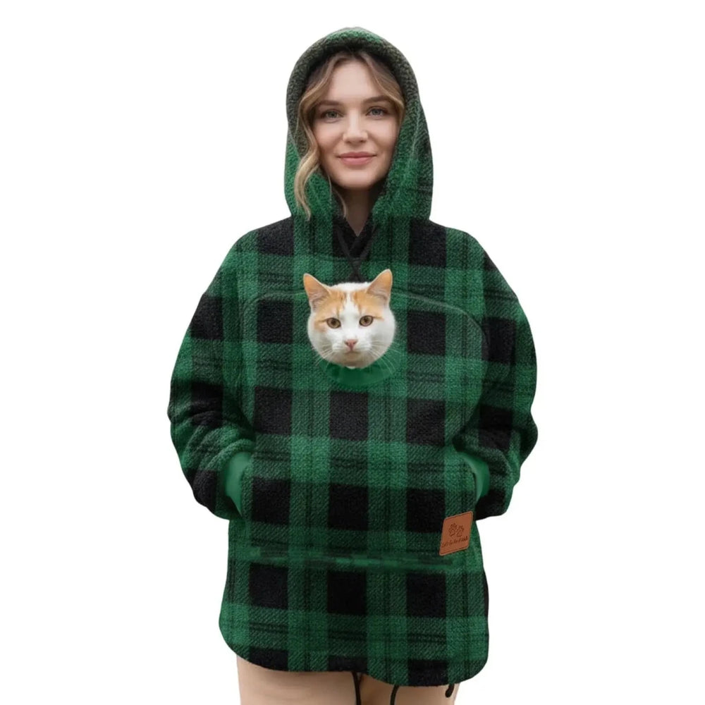 Hoodie mit Kuscheltasche für Katzen & kleine Hunde - Waagemann