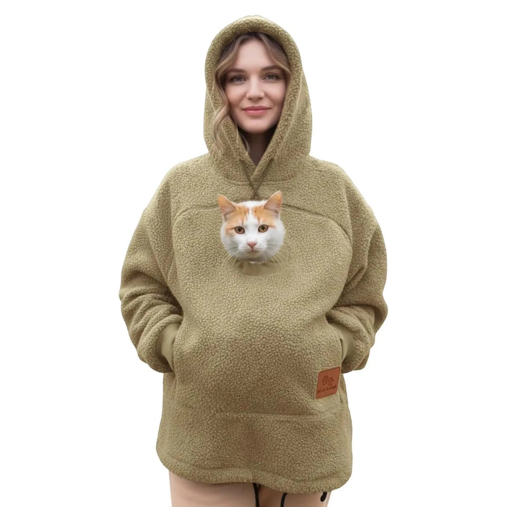 Hoodie mit Kuscheltasche für Katzen & kleine Hunde - Waagemann