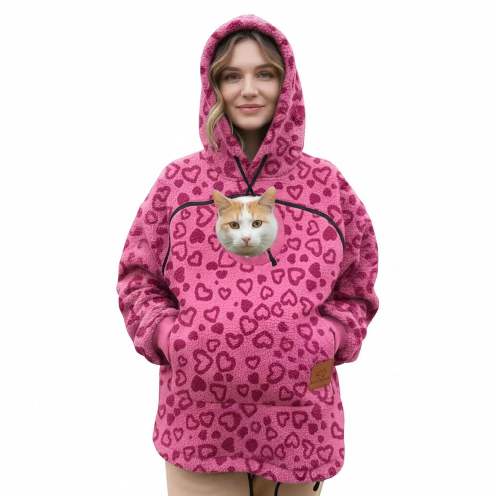 Hoodie mit Kuscheltasche für Katzen & kleine Hunde - Waagemann