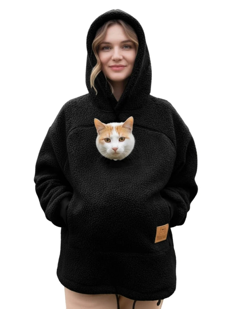 Hoodie mit Kuscheltasche für Katzen & kleine Hunde - Waagemann