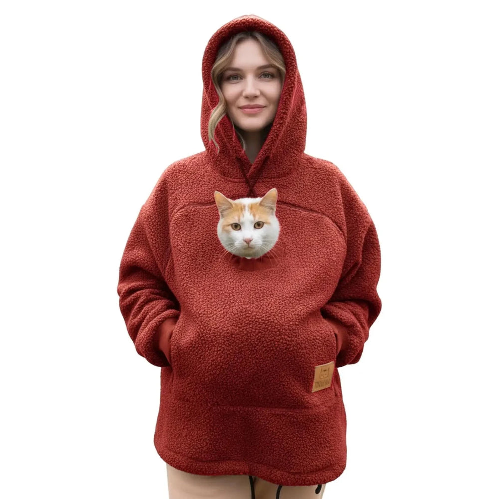 Hoodie mit Kuscheltasche für Katzen & kleine Hunde - Waagemann