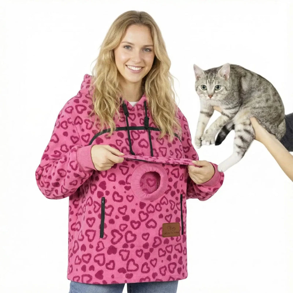 Hoodie mit Kuscheltasche für Katzen & kleine Hunde - Waagemann