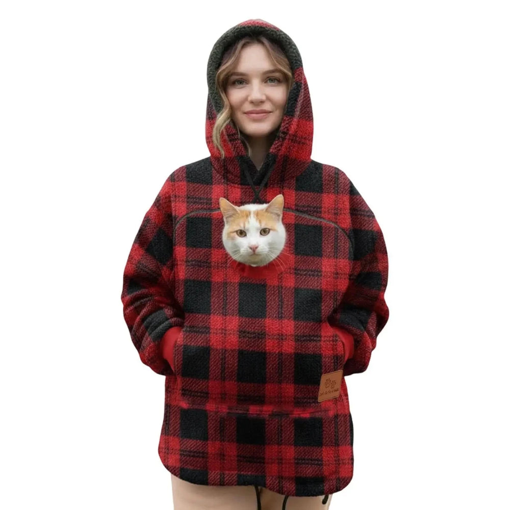 Hoodie mit Kuscheltasche für Katzen & kleine Hunde - Waagemann