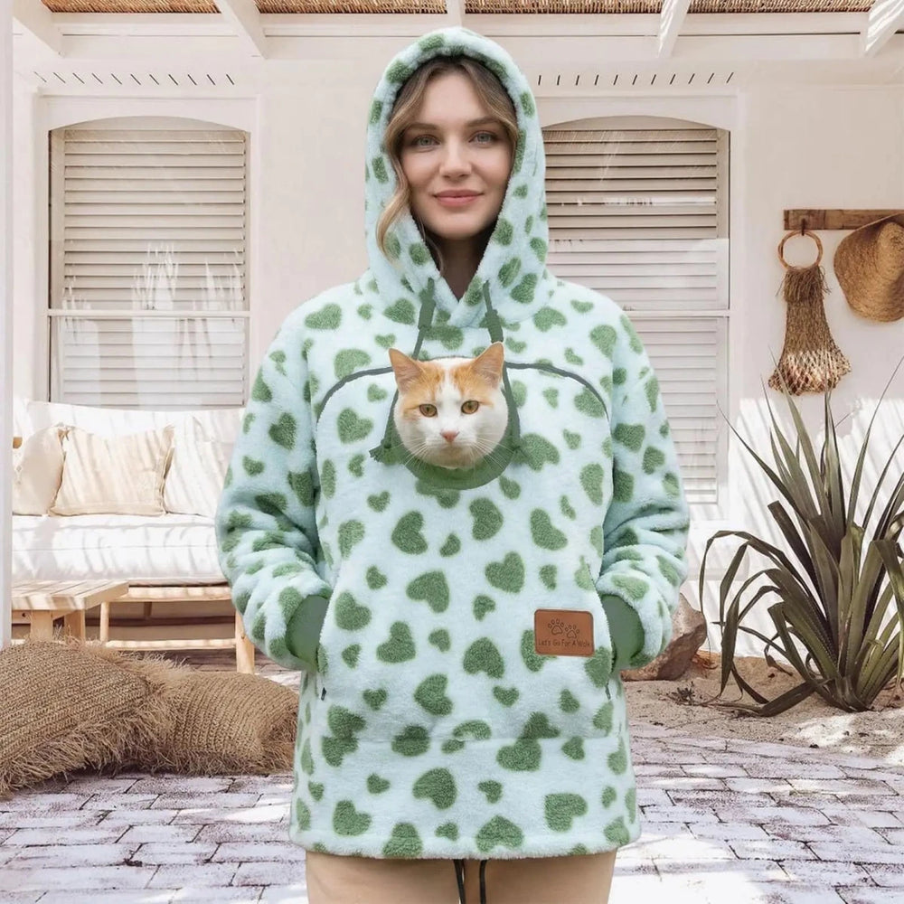 Hoodie mit Kuscheltasche für Katzen & kleine Hunde - Waagemann