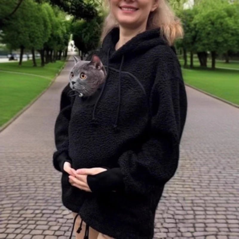 Hoodie mit Kuscheltasche für Katzen & kleine Hunde - Waagemann