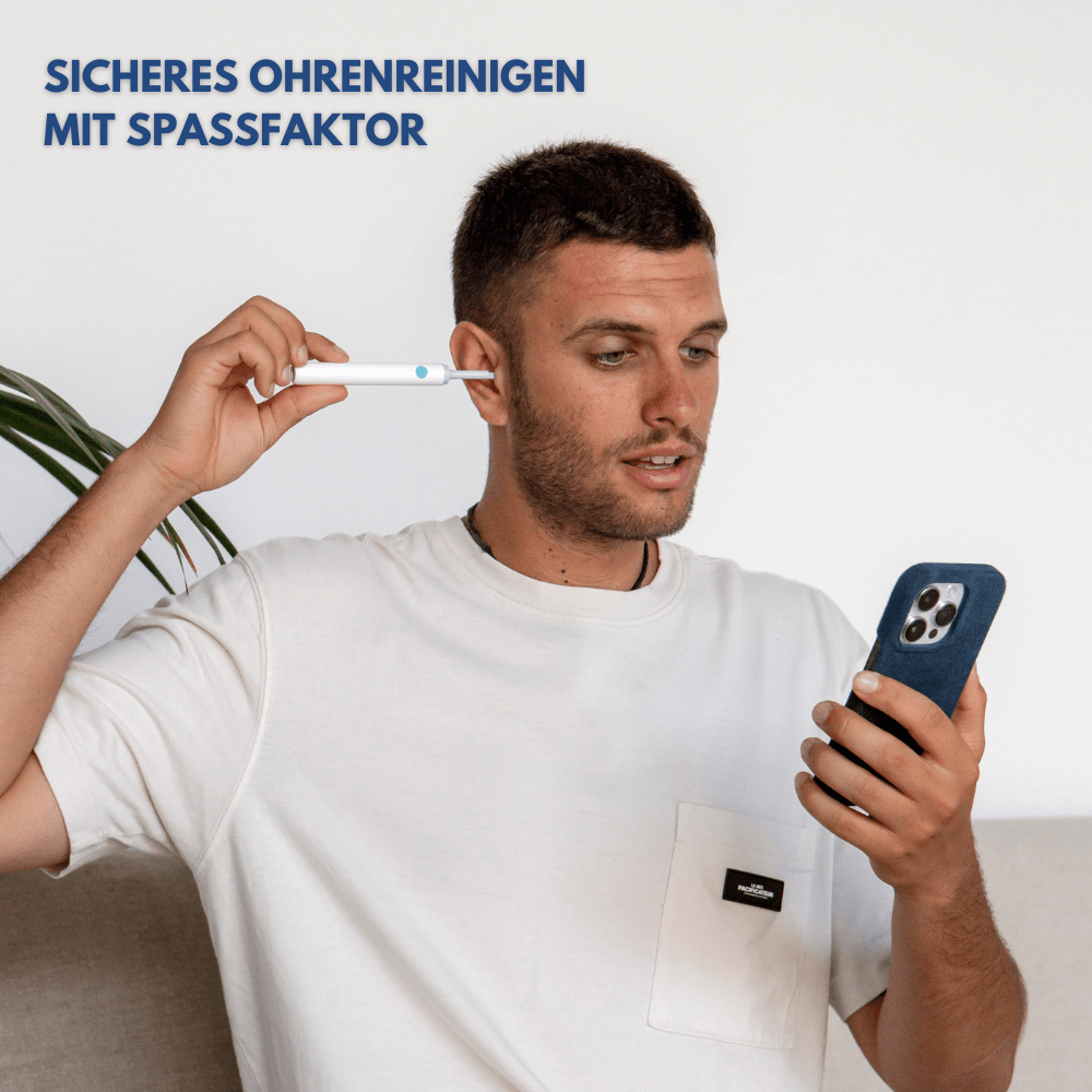 Intelligenter Ohrenreiniger mit Kamera Ohrkamera Miluna OhrKlar - Waagemann