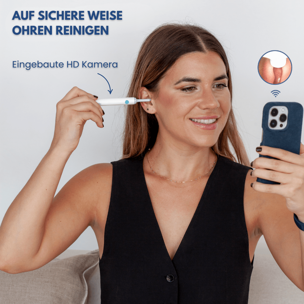Intelligenter Ohrenreiniger mit Kamera Ohrkamera Miluna OhrKlar - Waagemann