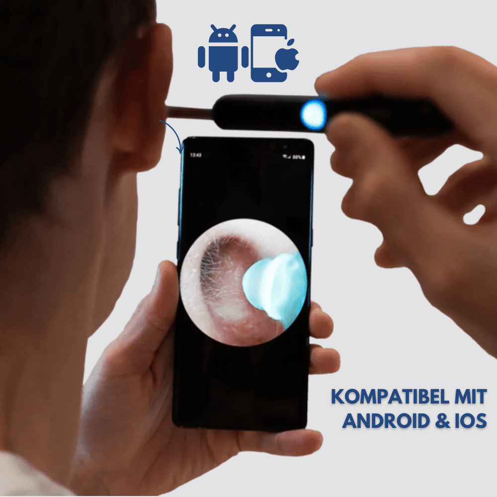 Intelligenter Ohrenreiniger mit Kamera Ohrkamera Miluna OhrKlar - Waagemann
