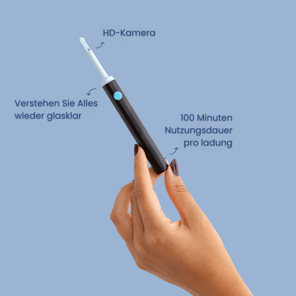 Intelligenter Ohrenreiniger mit Kamera Ohrkamera Miluna OhrKlar - Waagemann