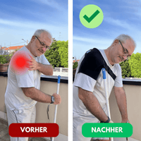 Norelie ShoulderFix - Schulterstütze verstellbare Schulterbandage Schulterstützbandage - Waagemann