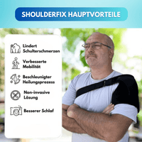 Norelie ShoulderFix - Schulterstütze verstellbare Schulterbandage Schulterstützbandage - Waagemann