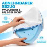 Orthopädisches Memory Kniekissen für Seitenschläfer - Waagemann