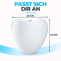 Orthopädisches Memory Kniekissen für Seitenschläfer - Waagemann