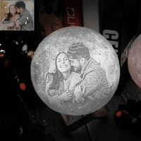 Personalisierte 3D Foto Mondlampe - Das Original von Waagemann - Waagemann