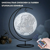 Personalisierte 3D Foto Mondlampe - Das Original von Waagemann - Waagemann