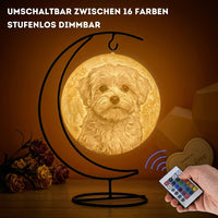 Personalisierte 3D Foto Mondlampe - Das Original von Waagemann - Waagemann