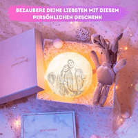 Personalisierte 3D Foto Mondlampe - Das Original von Waagemann - Waagemann