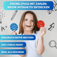 Rechenwirbel - Montessori Fidget Spinner für interaktives Lernen - Waagemann