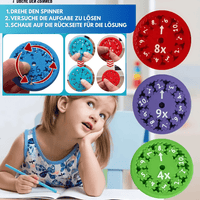 Rechenwirbel - Montessori Fidget Spinner für interaktives Lernen - Waagemann
