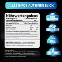 Schwarzkümmelöl Gummibärchen 60Stk - Waagemann