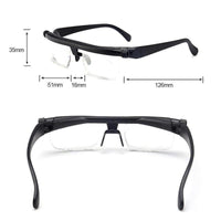 VisionPro - Einstellbare Fern & Kurzsicht Lesebrille Unisex - Waagemann