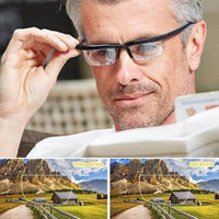 VisionPro - Einstellbare Fern & Kurzsicht Lesebrille Unisex - Waagemann