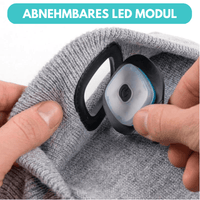 XtremeBeam™ Wiederaufladbarer LED Beanie - 2 STÜCK - Waagemann
