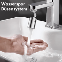 3 Stufen Anti-Spritz 360° Wasserhahndüse - Universal passend - Waagemann