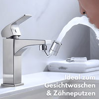 3 Stufen Anti-Spritz 360° Wasserhahndüse - Universal passend - Waagemann