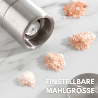 4 IN 1 Edelstahl Gewürzmühle Salz & Pfeffermühle - Waagemann