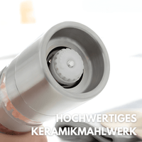 4 IN 1 Edelstahl Gewürzmühle Salz & Pfeffermühle - Waagemann