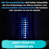 Anti Mücken Lampe 6W - Wirkungsbereich 40m² - Waagemann