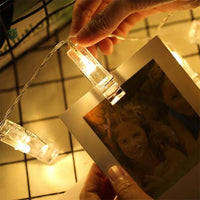 Bezaubernde Foto-Klammer LED Lichterkette - Waagemann